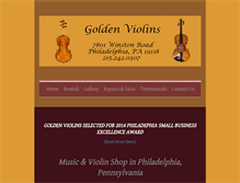 Tablet Screenshot of goldenviolins.com